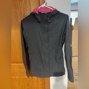 The North Face Women's Black Ski Jacket with Pink Hood